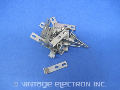 (20) Small L Brackets (PCB mounting, etc): 1-1/2'' L X 3/8'' W X 0.050'' Thk, Zinc
