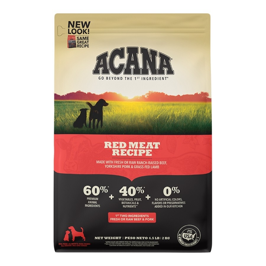 ACANA DOG GRAIN FREE RED MEAT 4.5LB