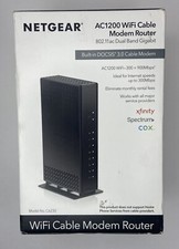 NETGEAR C6230 AC1200 WI-FI DOCSIS 3.0 Cable Modem W/Built-In Router