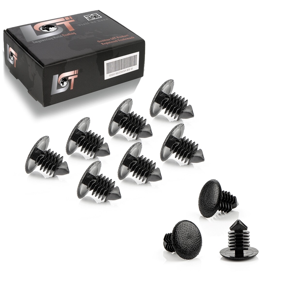 10x Hood Insulation Fastening Clips for MERCEDES B Class