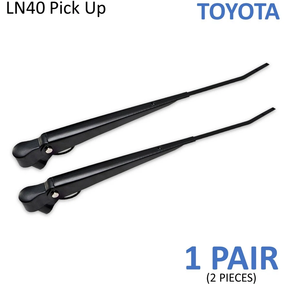 For Toyota LN40 Pick Up RHD 1978 83 Lh+Rh Metal Windshield Wiper Arms Assembly Foto 4 de 4