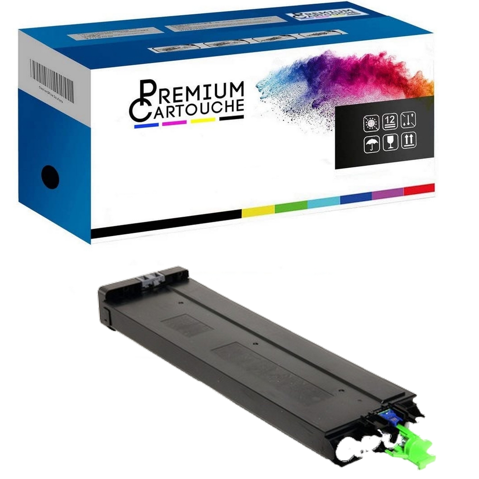 Cartouche de toner laser MX-45GTBA noir pour système Sharp MX-3500