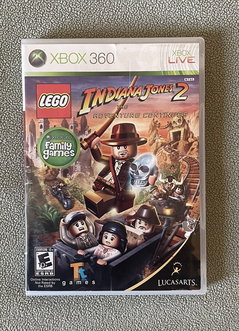 Disc And Sleeve Lego Indiana Jones The Adventure Continues Xbox