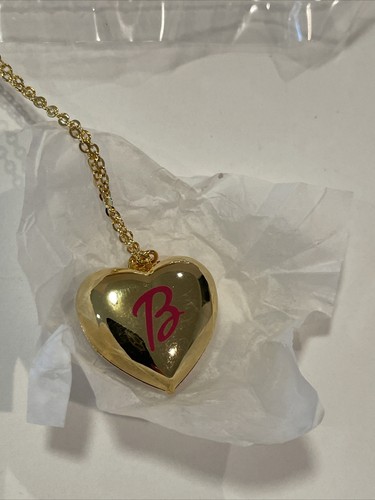 MATTEL BARBIE 2001 Necklace W/ Heart (fake gold) With Jewelry Box. - Picture 21 of 23