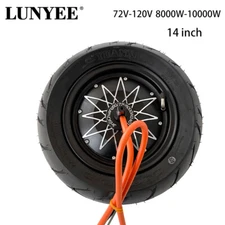 14 inch Hub Motor 8000W-10000W Double Hall For Electric Scooter Bicycle Motor