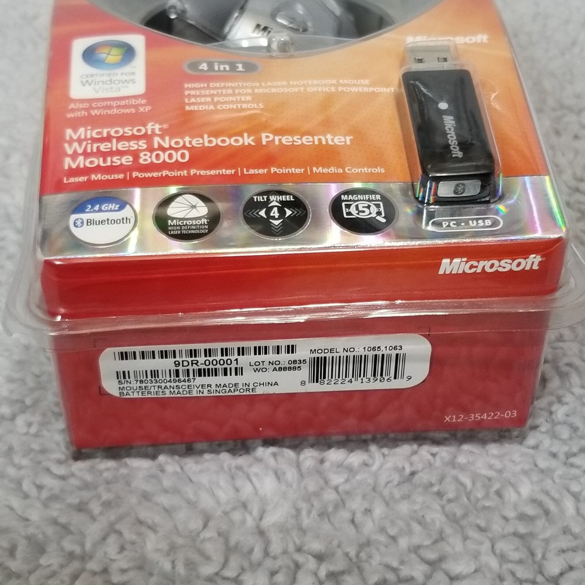 コンピュータ・IT Wireless Notebook Presenter Mouse 8000 Amazon.com: Microsoft Wireless Notebook Presenter Mouse 8000