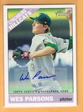 2015 Topps Heritage Minors Wes Parsons Autograph #ROA-29