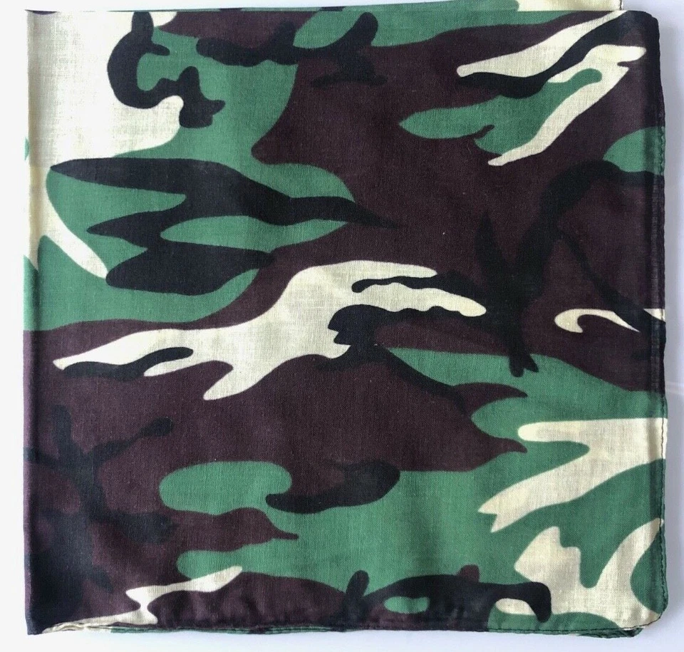 Bandana foulard 100 % coton couleur au choix - Photo 4/4