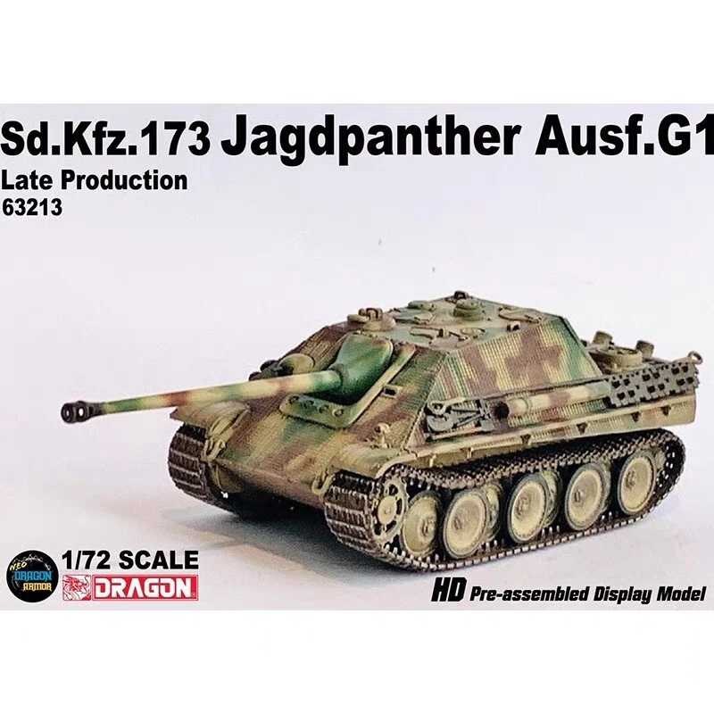 DRAGON ARMOR 1/72 Sd.Kfz.173 Jagdpanther Late Production France 1944 Tank 63213 - Image 3 of 4