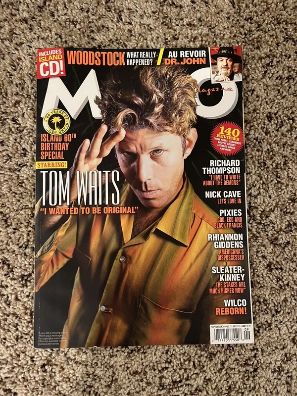 MOJO MAGAZINE ISSUE 310 September 2019 TOM WAITS WOODSTOCK with CD
