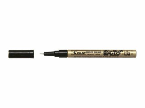 Pilot Permanent Paint Marker - Metallic Gold - Extra Fine Tip - 1 2 3 6 12 Pens - Picture 1 of 1