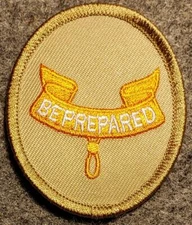 Boy Scout - Second Class Rank Badge - Tan Oval - Current Issue - BSA