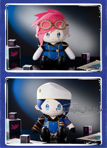Juego LOL Arcane: League of Legends Muñecas de Peluche Vi Caitlyn Lindo Juguete Regalo 40cm - Imagen 9 de 16