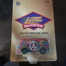 2001 Johnny Lightning JL Collector Club '60s Hippie Bus: Peace