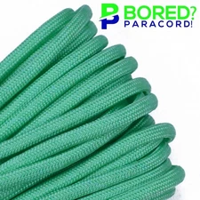 Mint - 100 FT - 550 Paracord Rope 7 strand Parachute Cord