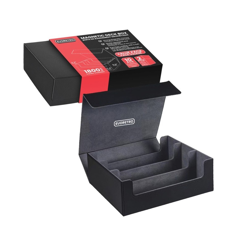 Boîte Evoretro anti-poussière pour stopper l'usure de vos 1800 cartes de collection