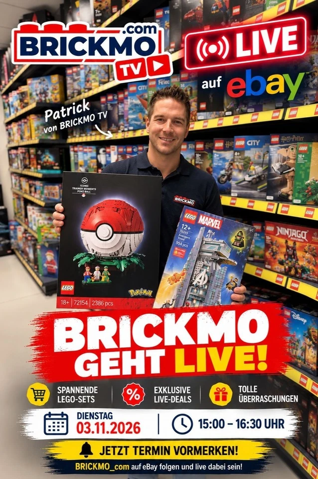 🚨BRICKMO LIVE PREMIERE 🚨 LEGO Deals, Highlights & Überraschungen!