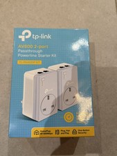 Tp-link AV600 Powerline Passthrough Network Extender TL-PA4020P Kit - 2 Port