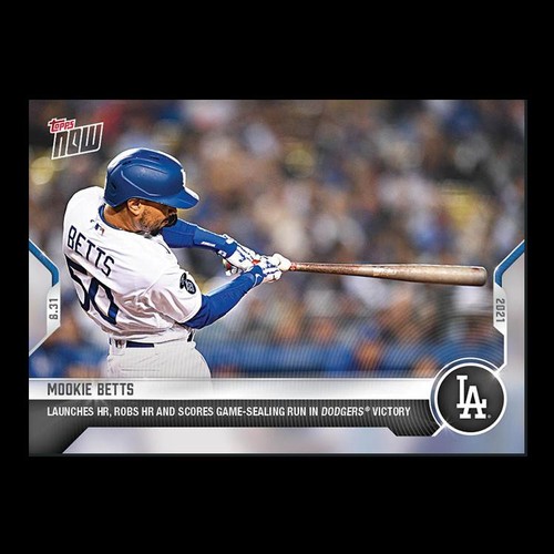 2021 Topps Now 740 Mookie Betts