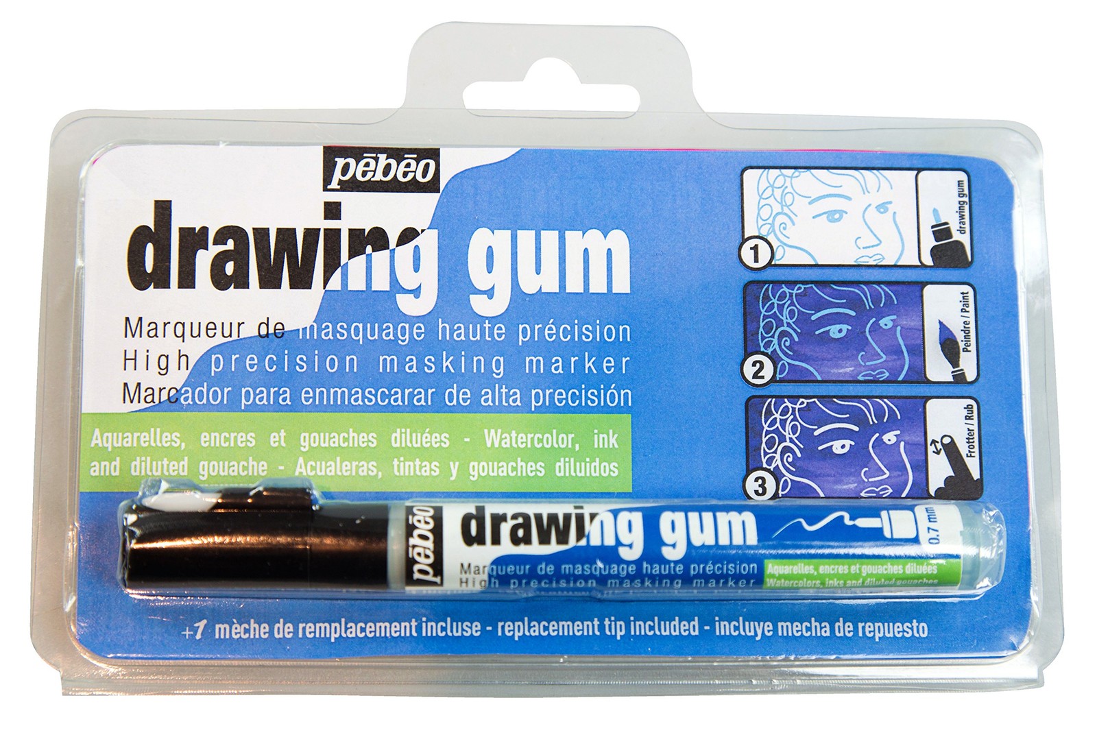 Drawing Gum Marker .7mm Natural Latex Masking Fluid Pen 1 PC