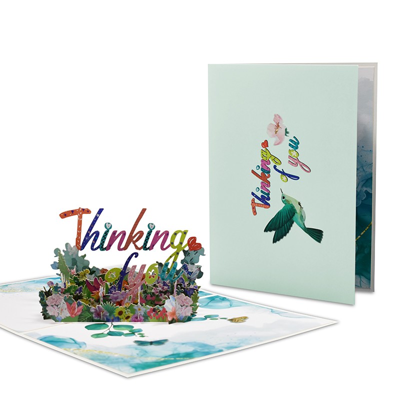 Thinking of You 3D Pop Up Greeting Card