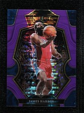 2022-23 Select Premier Level FOTL Neon Purple Pulsar Prizm 3/5 James Harden 13px