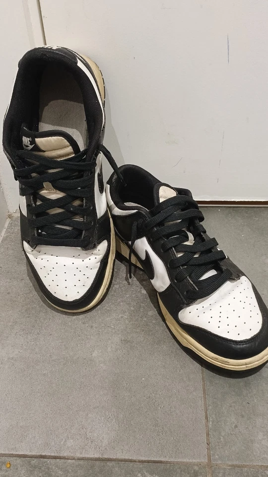 Size 8 - Nike Dunk Low Black White, photo 1 of 4