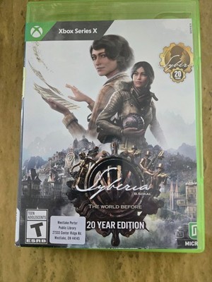 Syberia 20 year anniversary xbox (ex-lib)