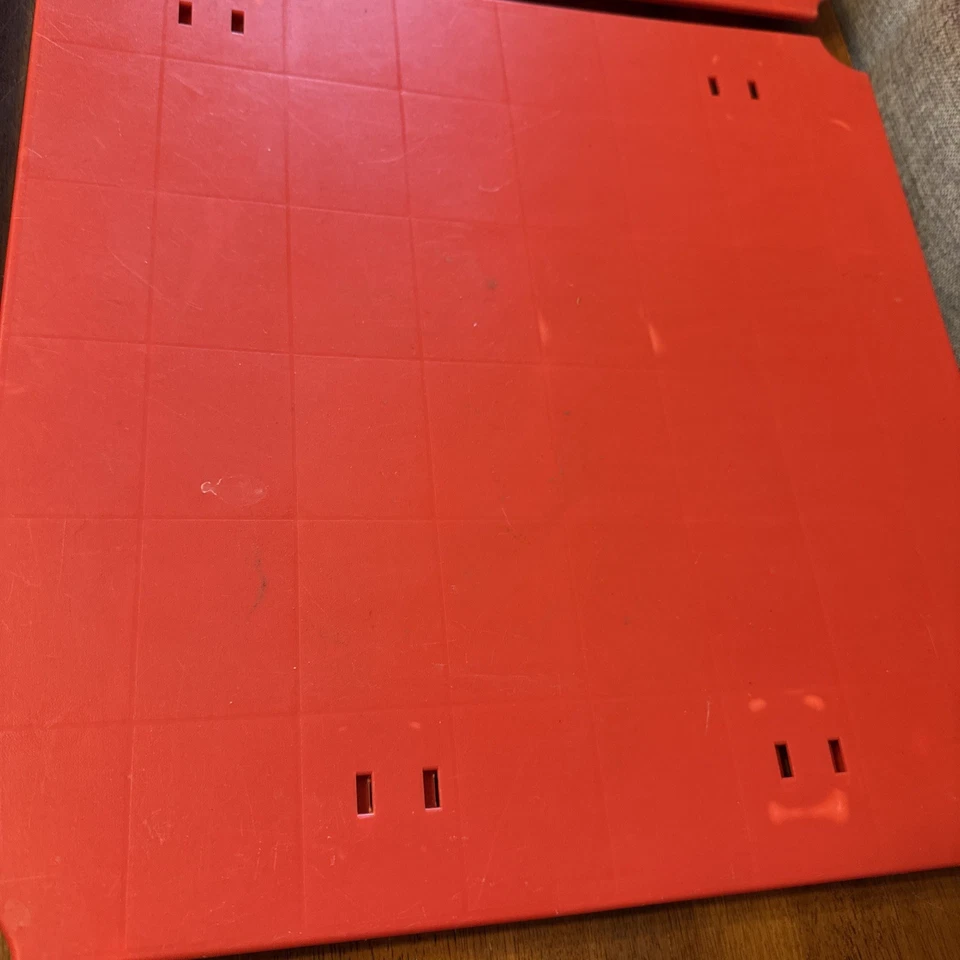 Lote de 3 paneles rojos originales Playskool Pipeworks OEM piezas de repuesto Foto 4 de 4