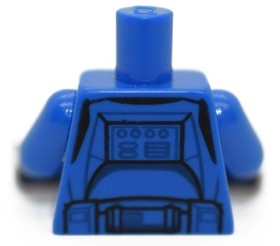 LEGO Minifigure Torso Star Wars Blue Armor Clone Trooper Senate 75088 6103784