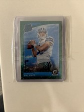2018 Donruss Optic Football Mike White Rated Rookie Green Velocity SP Jets RC