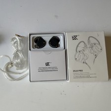 KZ ZS10 Pro, Linsoul 4BA 1DD 5 Driver in-Ear HiFi Metal Earphones, Black