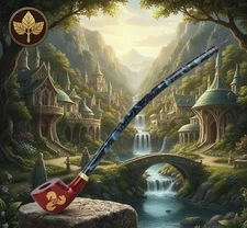 Lord of the Rings Shire Pipes Collectible Tobacco Smoking Wood Hand Pipe ROR