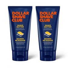 Dollar Shave Club Shave Butter 6 ounce 2 Pack Translucent Shaving Cream f...
