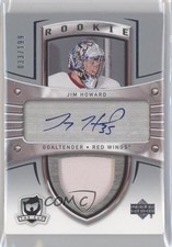2005-06 Upper Deck The Cup Rookie 33/199 Jimmy Howard Jim #136 Patch Auto 0a1