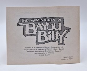 The Adventures of Bayou Billy - Nintendo NES - Complet - PAL FRA