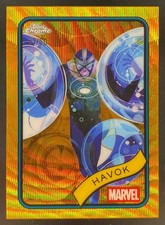 HAVOK 2025 TOPPS CHROME MARVEL GOLD WAVE REFRACTOR #/50 #19 SSP