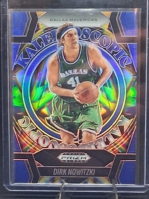 2024-25 Panini Prizm Black DIRK NOWITZKI KALEIDOSCOPIC BLUE Limited /199