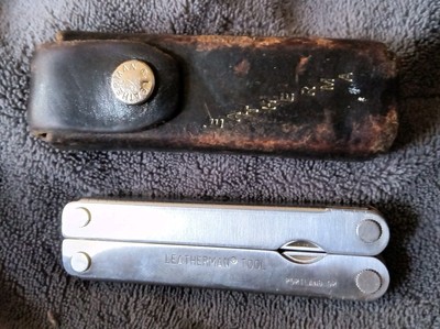 Leatherman Multi Tool Portland OR With Pouch USA Vintage Original
