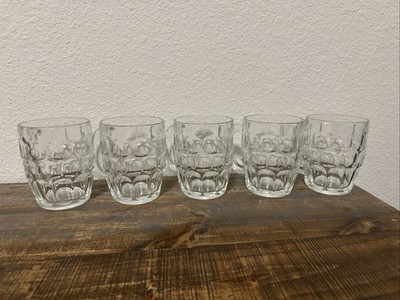 5 Vintage Original Traditional half Pint Beer Glass
