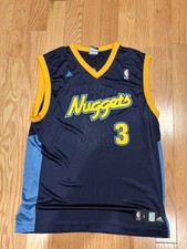 Allen Iverson Denver Nuggets Jersey #3 adidas...