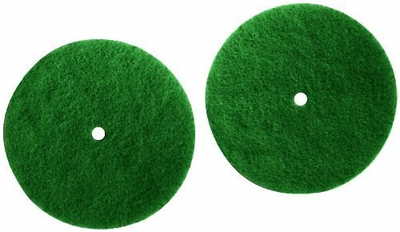 #ad Koblenz 6#x27;#x27; Green Scrubbing Pads 6quot; Diameter 2 set Nylon Fiber Green $27.81