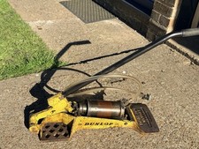 Retro Vintage Old Dunlop Workshop Hand Compressor Air Pump (#172)