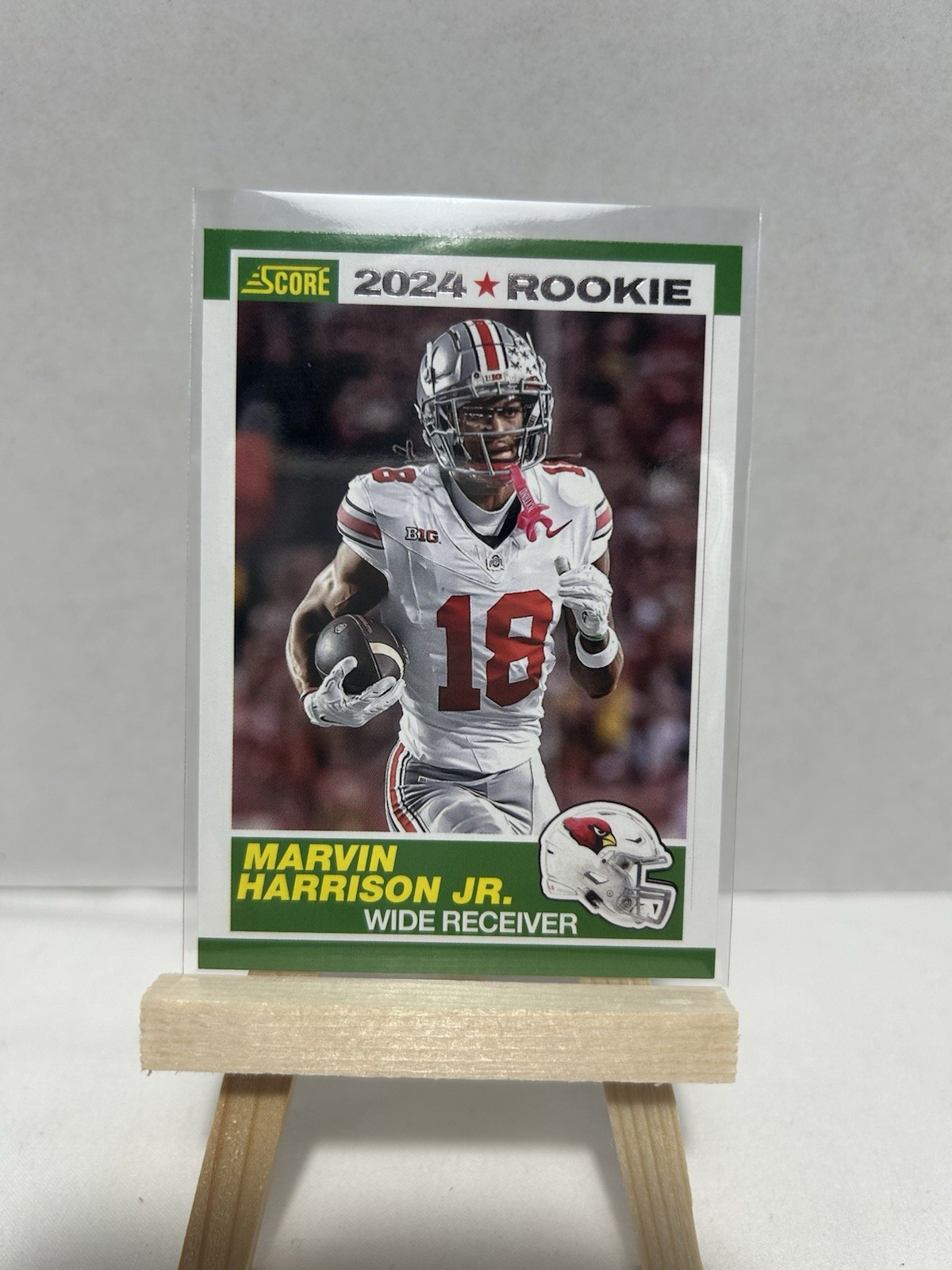 Marvin Harrison Jr. 2024 Score 35th Anniversary Rookie Card #4 Arizona Cardinals