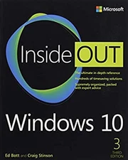 Windows 10 Inside Out Paperback Craig, Bott, Ed Stinson