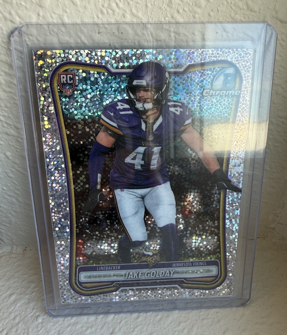 2026 Topps Bowman Chrome - Jake Golday #BCV-188 Speckled Refractor Rookie (RC)