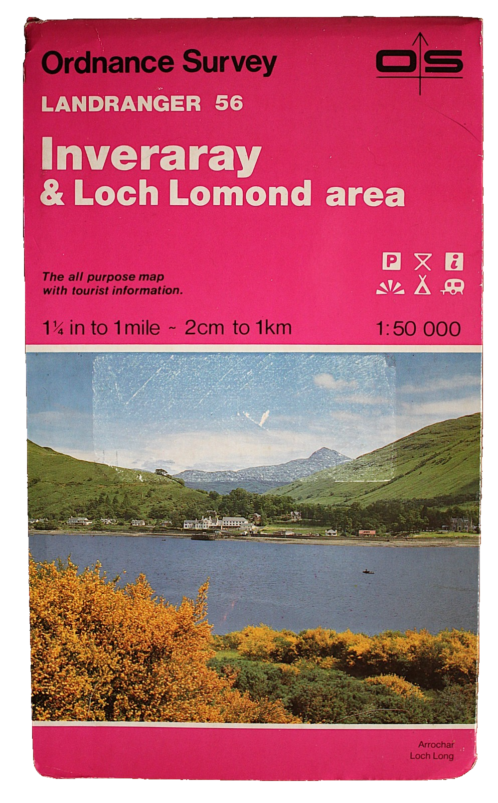 Ordnance Survey Landranger 56 Inveraray & Loch Lomond area 2nd issue