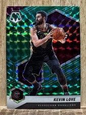 2020-21 Mosaic - Kevin Love #101 Green Mosaic Prizm - Cleveland Cavaliers
