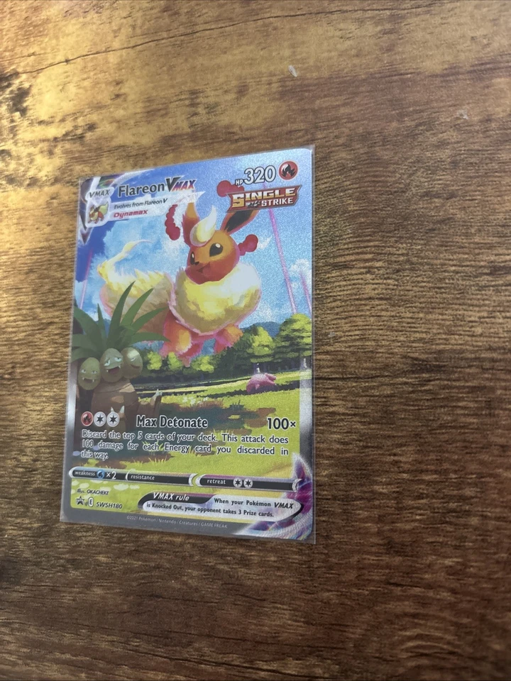 Flareon VMAX SWSH180 SWSH: Sword & Shield Promo Cards Holo - Image 4 of 4