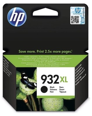 ORIGINAL HEWLETT PACKARD HP 932XL SCHWARZ TINTENPATRONE CN053AE (AUG 2026 GARANTIE)